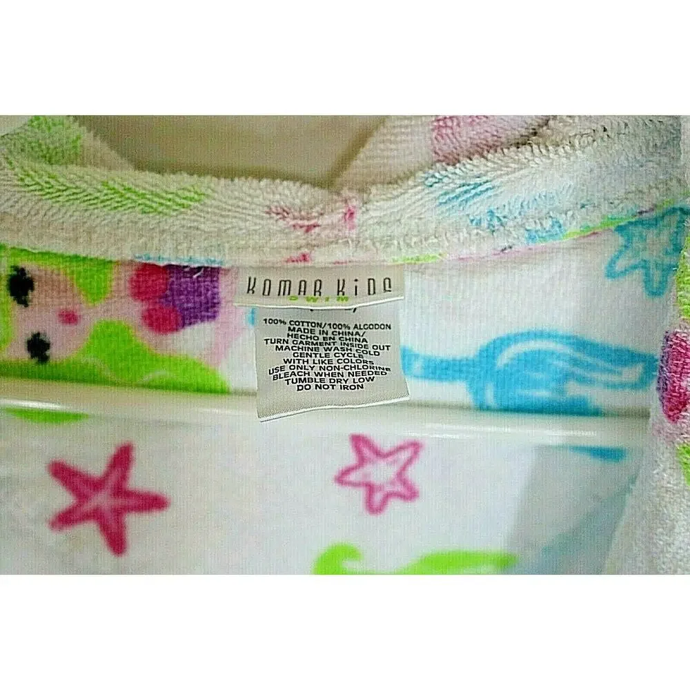 Komar Kid’s Girl’s Bathrobe Sz 12